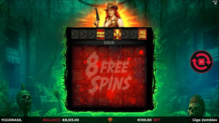 Giga Zombies - inicio de tiradas gratis
